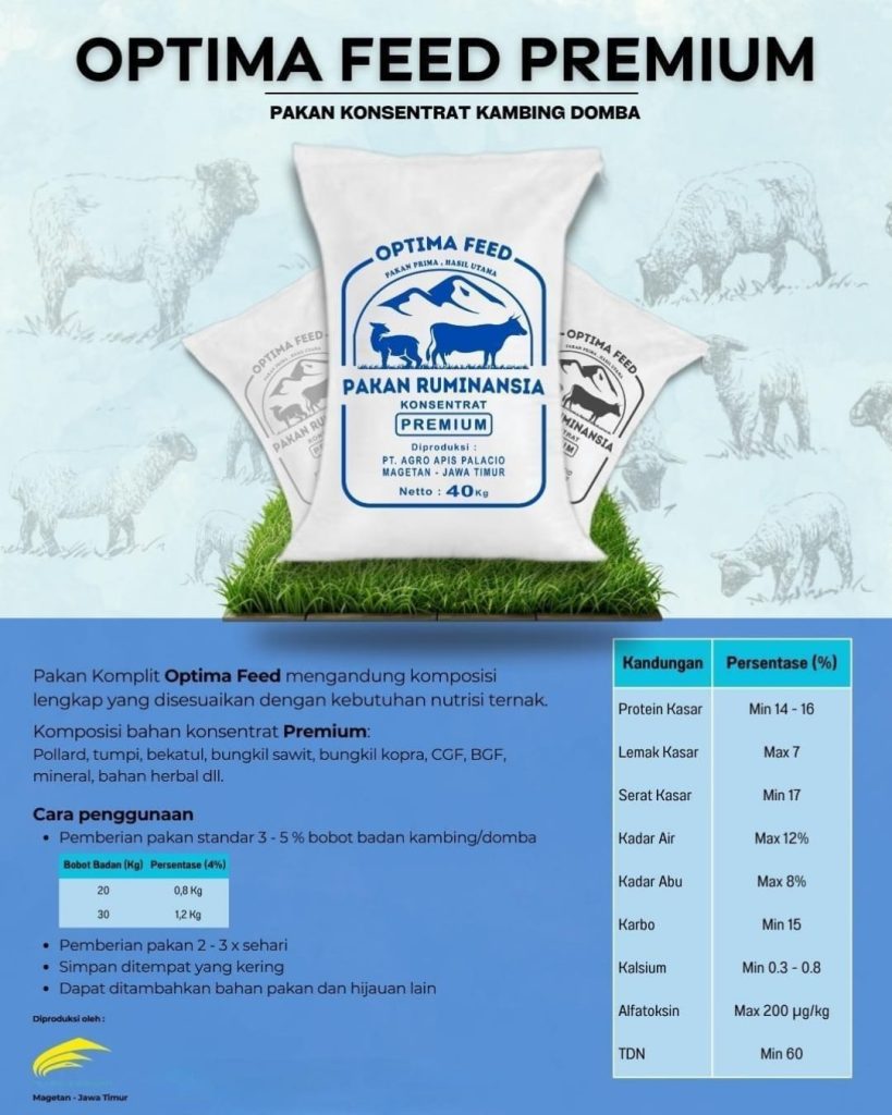 Pakan Konsentrat Kambing dan Domba